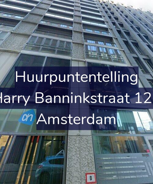 Foto gevel Huurpuntentelling voor Harry Banninkstraat 127, Amsterdam