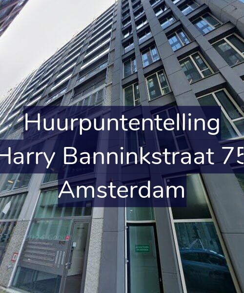 Foto gevel Huurpuntentelling voor Harry Banninkstraat 75, Amsterdam