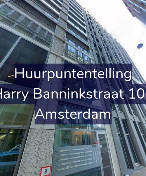 Foto gevel Huurpuntentelling voor Harry Banninkstraat 107, Amsterdam