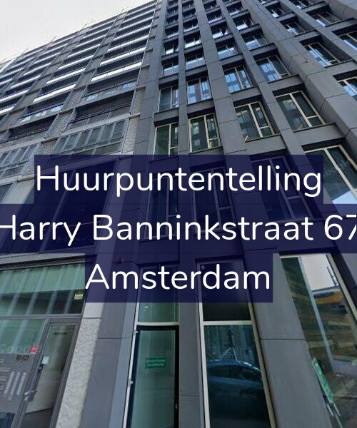 Foto gevel Huurpuntentelling voor Harry Banninkstraat 67, Amsterdam
