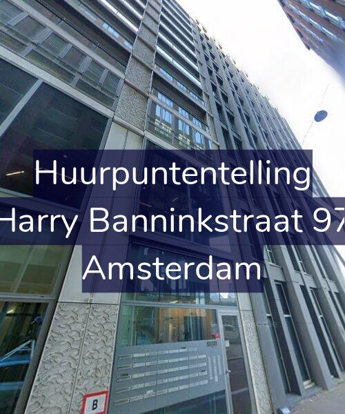 Foto gevel Huurpuntentelling voor Harry Banninkstraat 97, Amsterdam