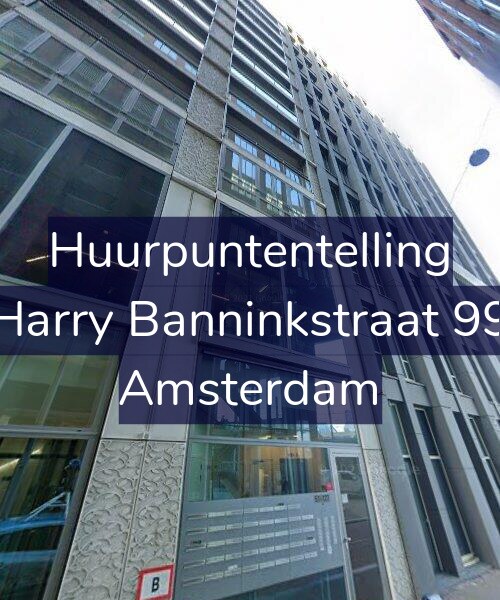 Foto gevel Huurpuntentelling voor Harry Banninkstraat 99, Amsterdam