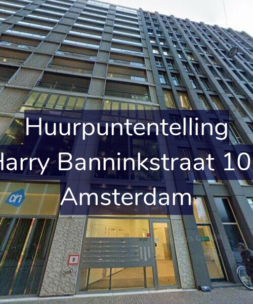Foto gevel Huurpuntentelling voor Harry Banninkstraat 105, Amsterdam