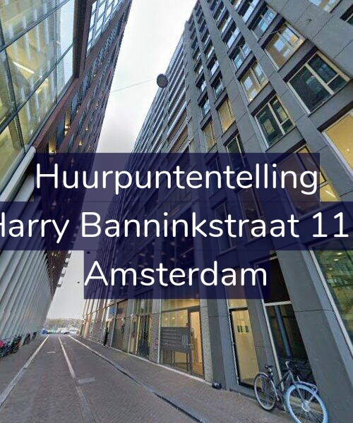 Foto gevel Huurpuntentelling voor Harry Banninkstraat 111, Amsterdam