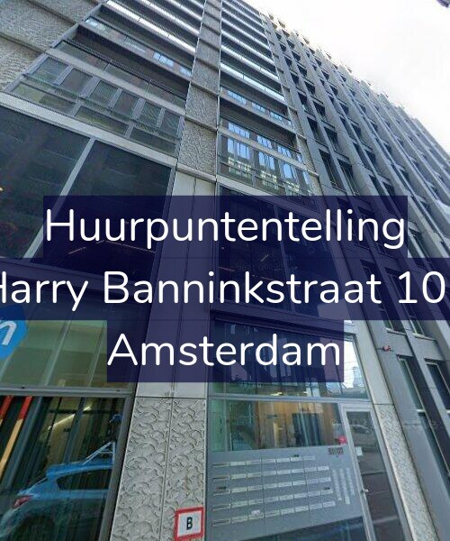 Foto gevel Huurpuntentelling voor Harry Banninkstraat 109, Amsterdam