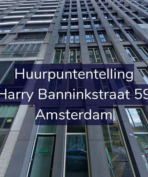 Foto gevel Huurpuntentelling voor Harry Banninkstraat 59, Amsterdam