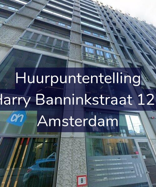 Foto gevel Huurpuntentelling voor Harry Banninkstraat 121, Amsterdam