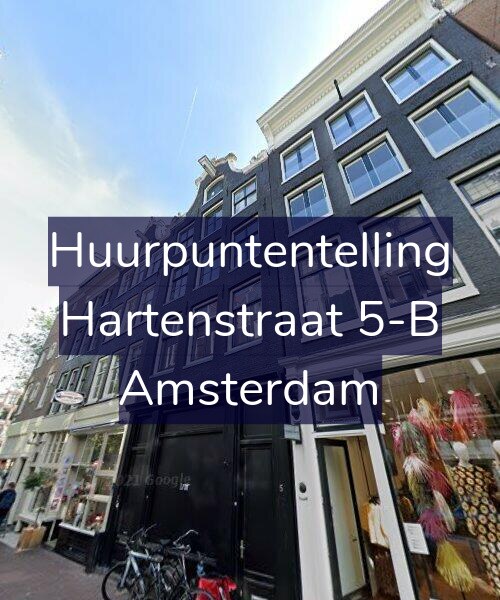 Foto gevel Huurpuntentelling voor Hartenstraat 5-B, Amsterdam