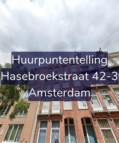 Foto gevel Huurpuntentelling voor Hasebroekstraat 42-3, Amsterdam