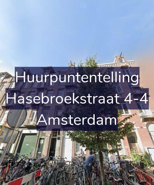 Foto gevel Huurpuntentelling voor Hasebroekstraat 4-4, Amsterdam