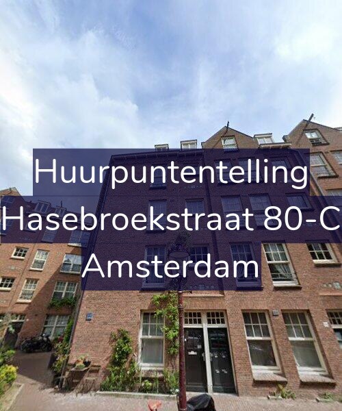 Foto gevel Huurpuntentelling voor Hasebroekstraat 80-C, Amsterdam