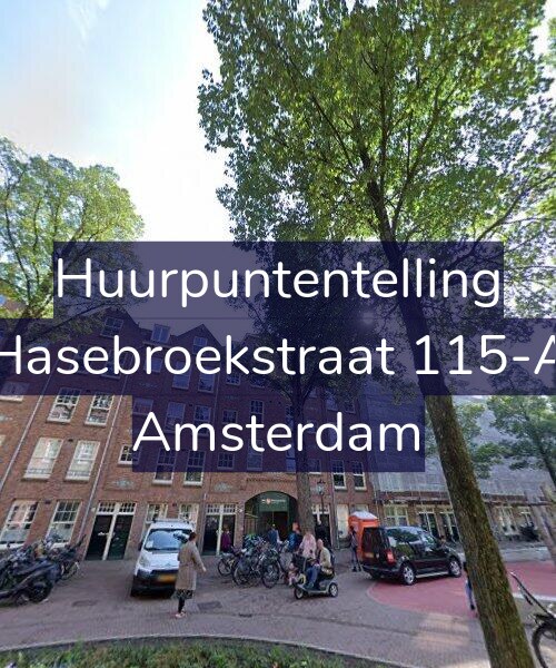 Foto gevel Huurpuntentelling voor Hasebroekstraat 115-A, Amsterdam