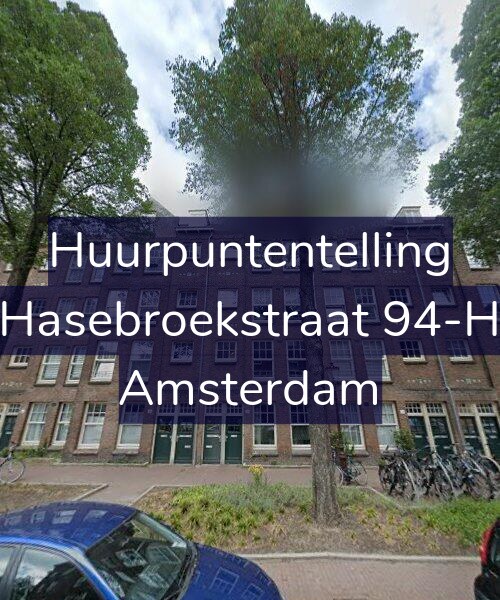 Foto gevel Huurpuntentelling voor Hasebroekstraat 94-H, Amsterdam