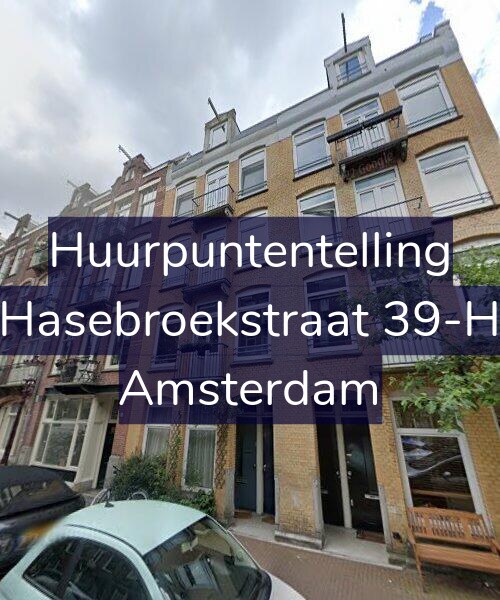 Foto gevel Huurpuntentelling voor Hasebroekstraat 39-H, Amsterdam