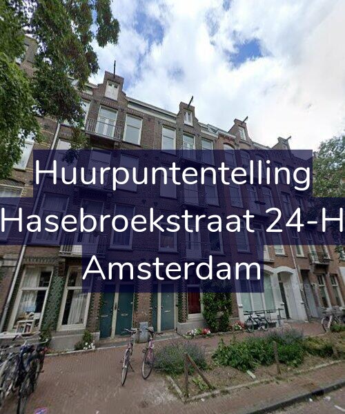 Foto gevel Huurpuntentelling voor Hasebroekstraat 24-H, Amsterdam