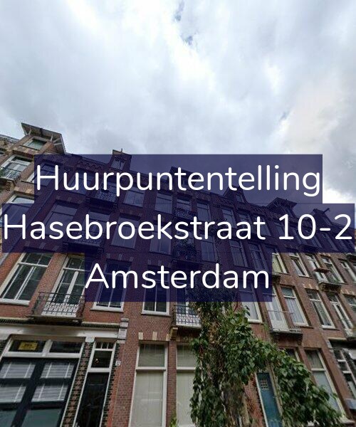 Foto gevel Huurpuntentelling voor Hasebroekstraat 10-2, Amsterdam