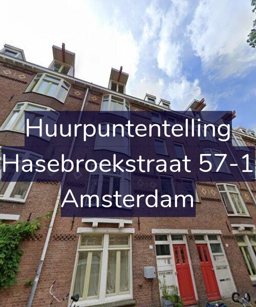 Foto gevel Huurpuntentelling voor Hasebroekstraat 57-1, Amsterdam