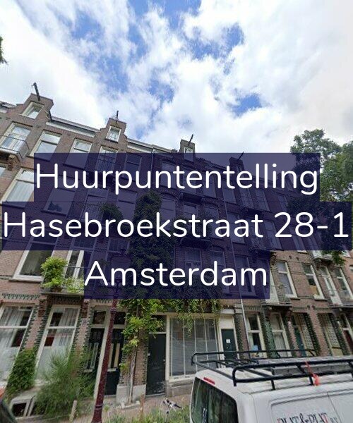 Foto gevel Huurpuntentelling voor Hasebroekstraat 28-1, Amsterdam