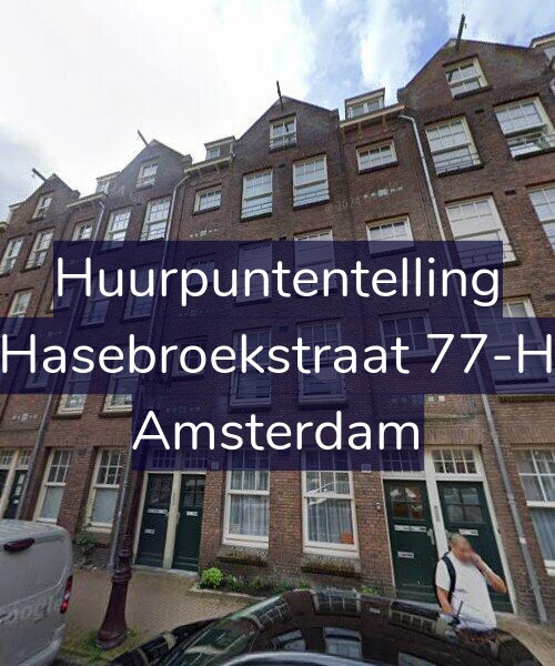 Foto gevel Huurpuntentelling voor Hasebroekstraat 77-H, Amsterdam