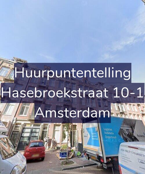 Foto gevel Huurpuntentelling voor Hasebroekstraat 10-1, Amsterdam