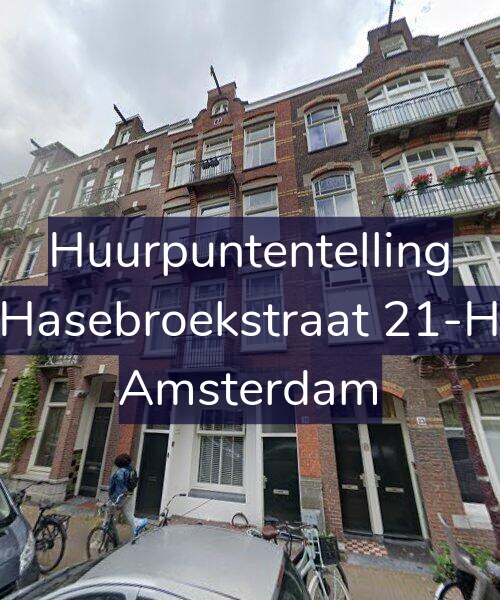 Foto gevel Huurpuntentelling voor Hasebroekstraat 21-H, Amsterdam