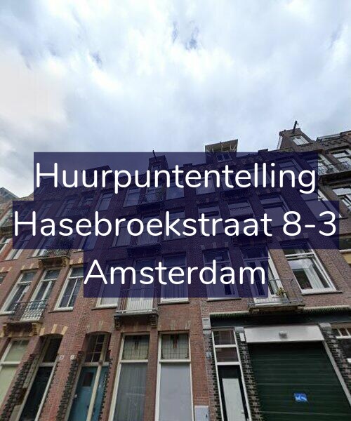 Foto gevel Huurpuntentelling voor Hasebroekstraat 8-3, Amsterdam