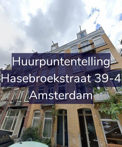 Foto gevel Huurpuntentelling voor Hasebroekstraat 39-4, Amsterdam