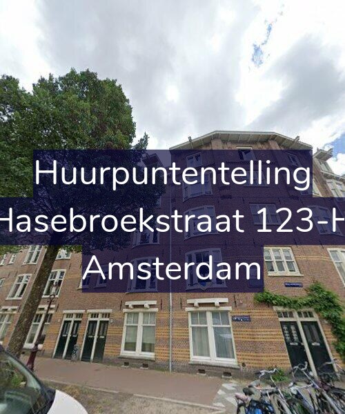 Foto gevel Huurpuntentelling voor Hasebroekstraat 123-H, Amsterdam