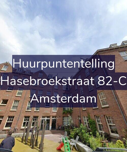 Foto gevel Huurpuntentelling voor Hasebroekstraat 82-C, Amsterdam