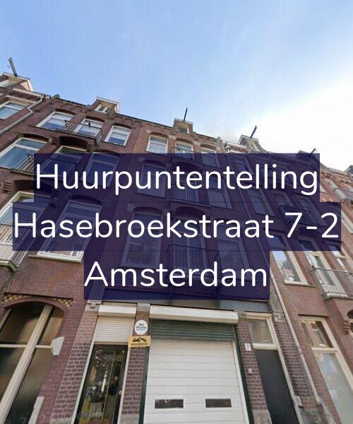 Foto gevel Huurpuntentelling voor Hasebroekstraat 7-2, Amsterdam