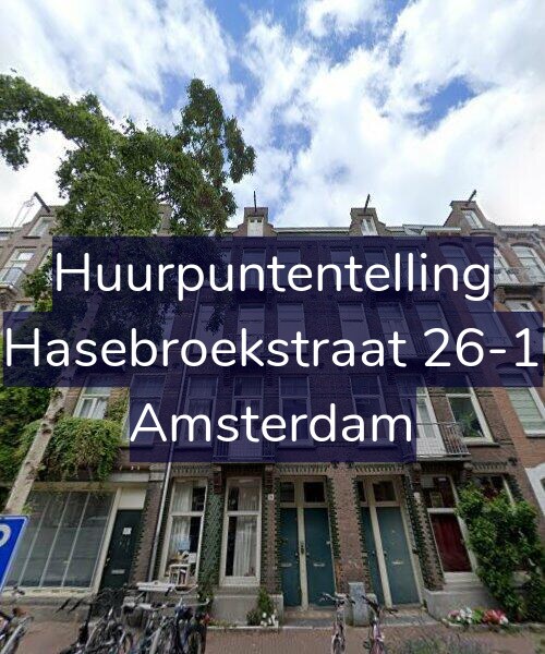 Foto gevel Huurpuntentelling voor Hasebroekstraat 26-1, Amsterdam