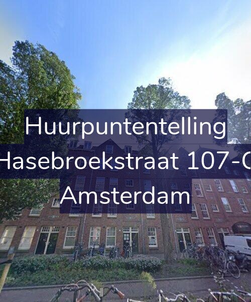 Foto gevel Huurpuntentelling voor Hasebroekstraat 107-C, Amsterdam
