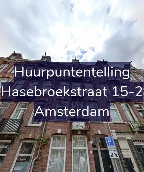Foto gevel Huurpuntentelling voor Hasebroekstraat 15-2, Amsterdam