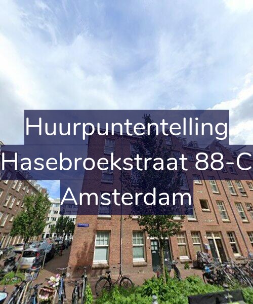 Foto gevel Huurpuntentelling voor Hasebroekstraat 88-C, Amsterdam