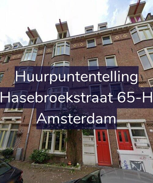 Foto gevel Huurpuntentelling voor Hasebroekstraat 65-H, Amsterdam