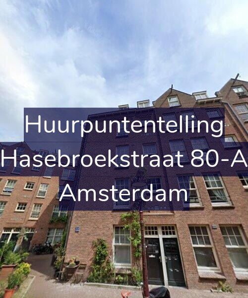 Foto gevel Huurpuntentelling voor Hasebroekstraat 80-A, Amsterdam