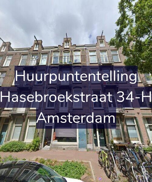 Foto gevel Huurpuntentelling voor Hasebroekstraat 34-H, Amsterdam