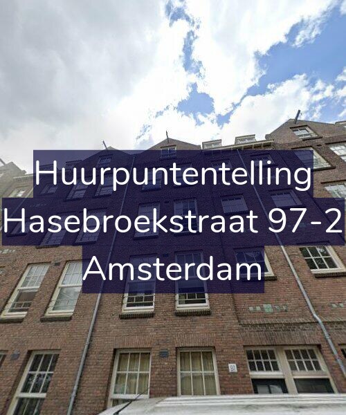Foto gevel Huurpuntentelling voor Hasebroekstraat 97-2, Amsterdam