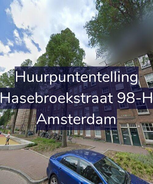 Foto gevel Huurpuntentelling voor Hasebroekstraat 98-H, Amsterdam