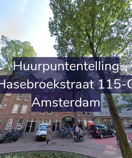 Foto gevel Huurpuntentelling voor Hasebroekstraat 115-C, Amsterdam