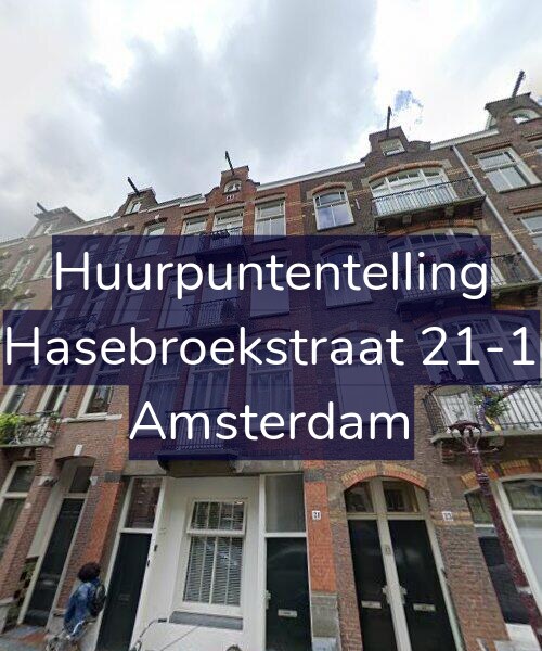 Foto gevel Huurpuntentelling voor Hasebroekstraat 21-1, Amsterdam