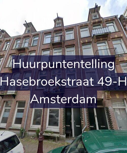 Foto gevel Huurpuntentelling voor Hasebroekstraat 49-H, Amsterdam