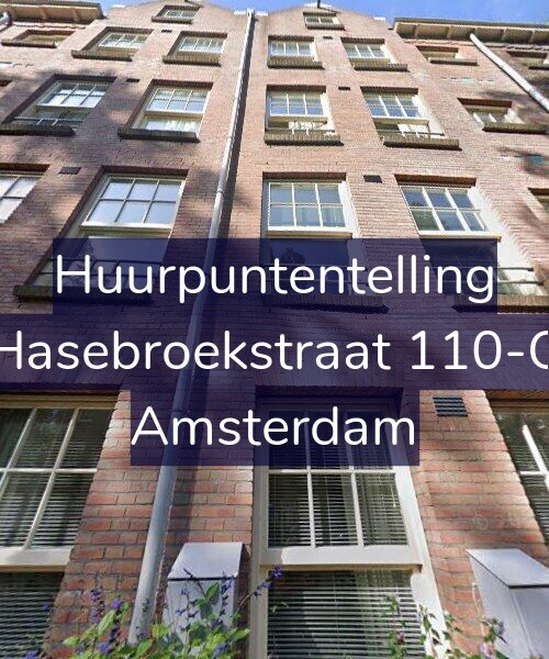 Foto gevel Huurpuntentelling voor Hasebroekstraat 110-C, Amsterdam