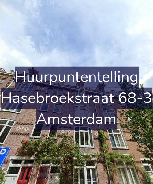 Foto gevel Huurpuntentelling voor Hasebroekstraat 68-3, Amsterdam