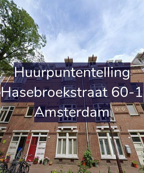 Foto gevel Huurpuntentelling voor Hasebroekstraat 60-1, Amsterdam