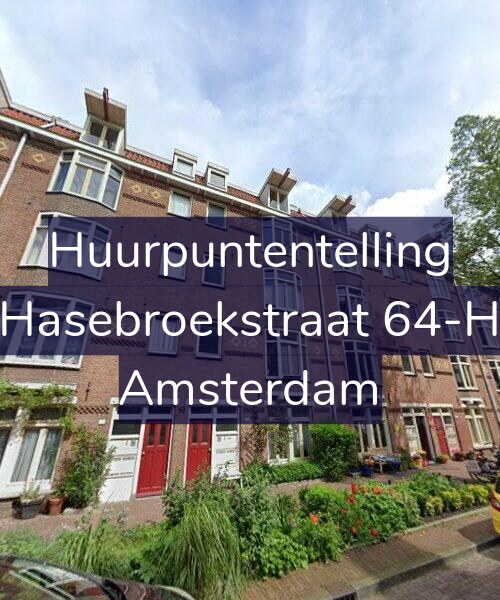 Foto gevel Huurpuntentelling voor Hasebroekstraat 64-H, Amsterdam