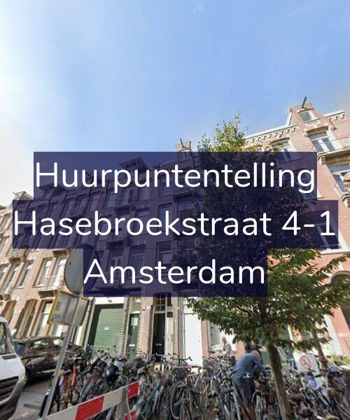 Foto gevel Huurpuntentelling voor Hasebroekstraat 4-1, Amsterdam