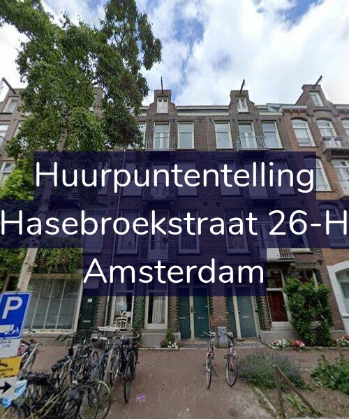 Foto gevel Huurpuntentelling voor Hasebroekstraat 26-H, Amsterdam