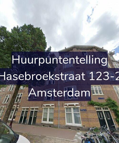 Foto gevel Huurpuntentelling voor Hasebroekstraat 123-2, Amsterdam