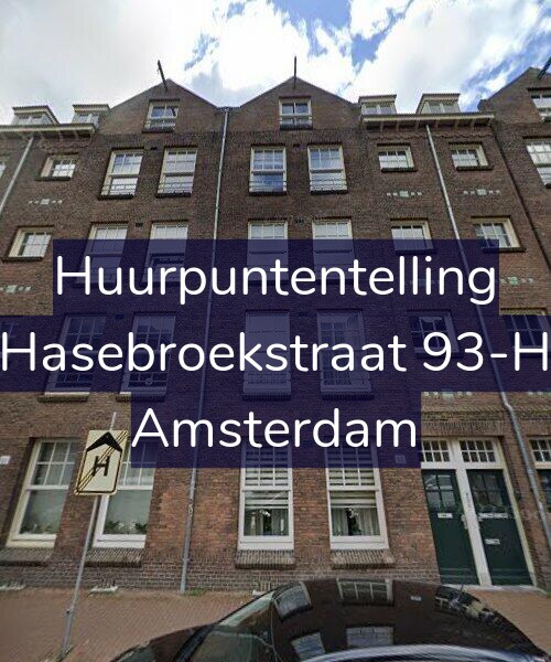 Foto gevel Huurpuntentelling voor Hasebroekstraat 93-H, Amsterdam